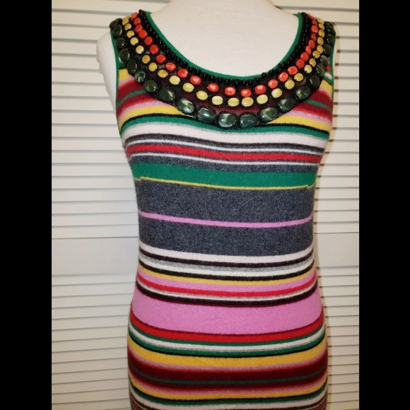 Cashmere CATHERINE MALANDRINO Jewel Bodycon Dress - Picture 2 of 7